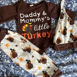 Baby Turkey/Thanksgiving outfit